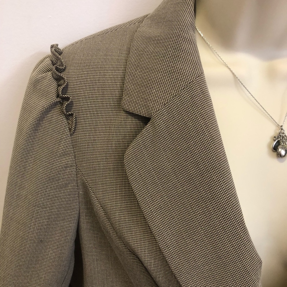 The Limited Collection Plaid Blazer Large